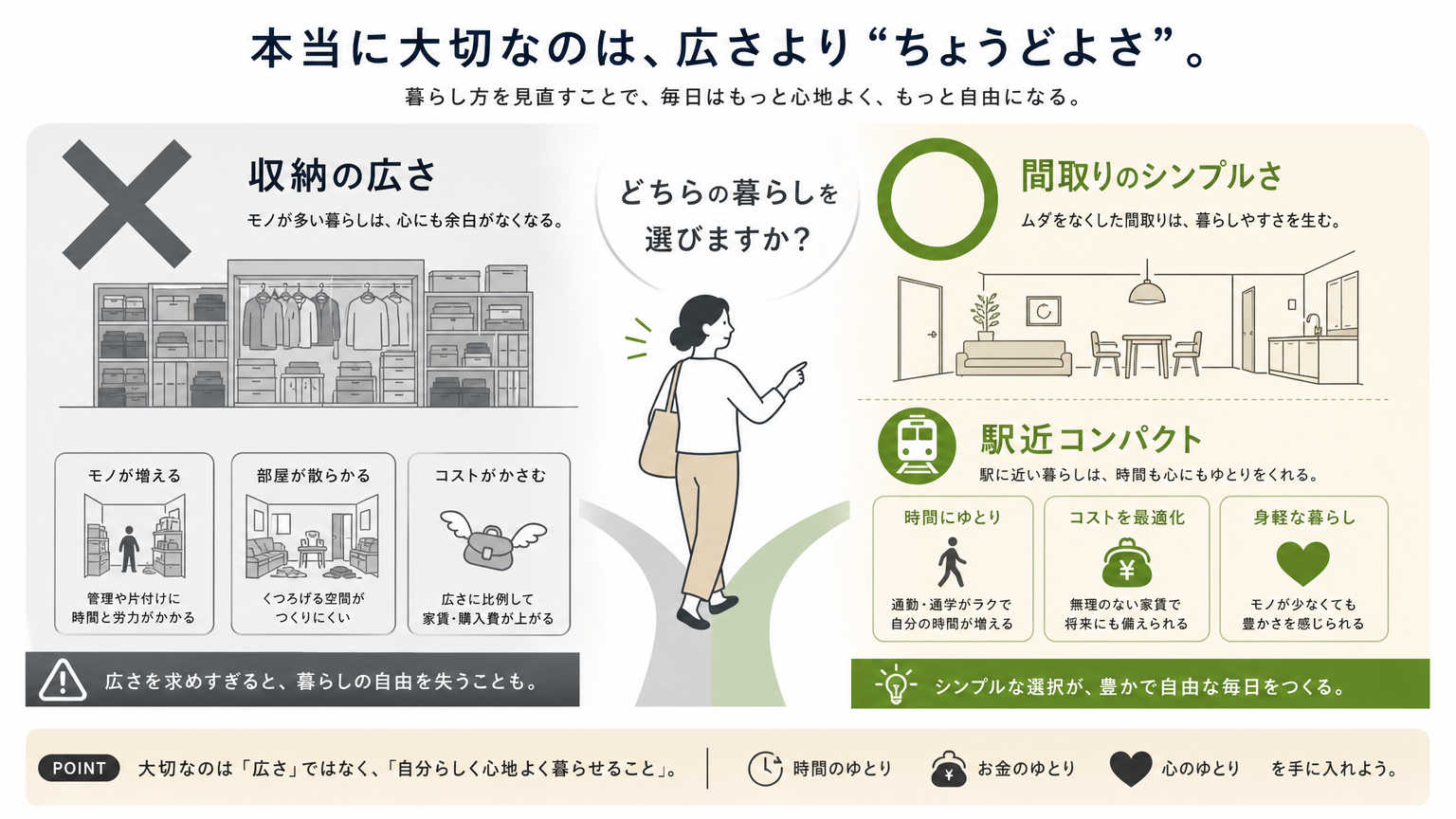 京都で持たない暮らしを叶える部屋選びの結論